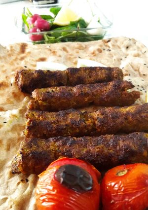 عکسی از دستور کباب کوبیده خانگی😋