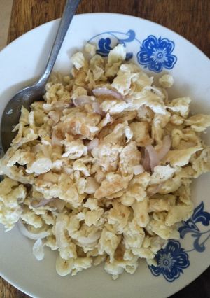 A picture of Scrambled eggs.