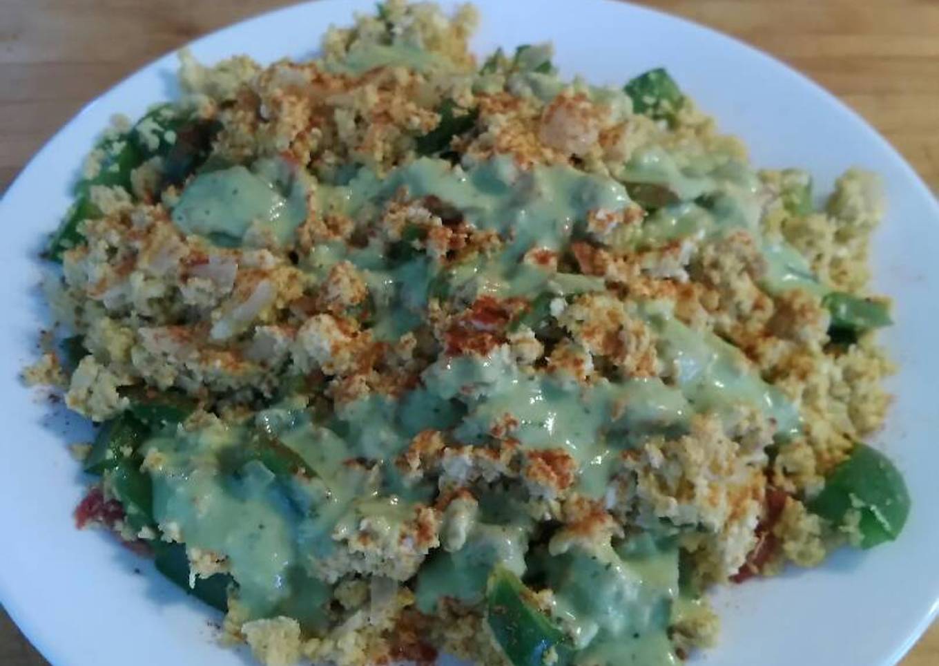 Mexican scrambled eggs