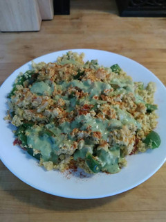 A picture of Mexican scrambled eggs.