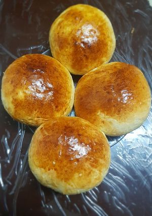 عکسی از دستور نان برگر