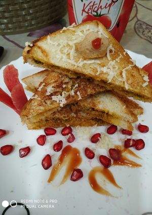 A picture of Soya keema Sandwich.