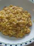 Risotto zucca e salsiccia