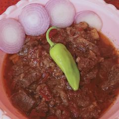 A picture of Eid ul adha special bhona gosht very simple and unique recipe.
