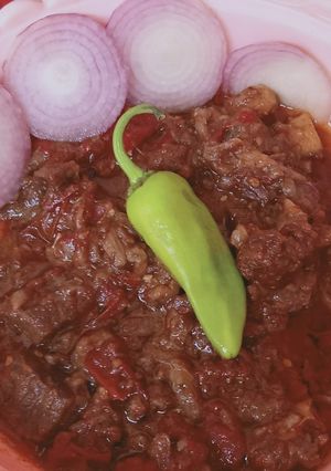 A picture of Eid ul adha special bhona gosht very simple and unique recipe.