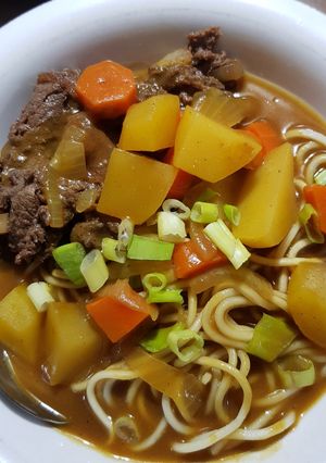 Foto resep Beef Curry Noodle