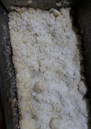 Una foto de Crumble de manzana
