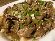 A picture of thin steak marinade