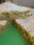 Crostata ricotta e carciofi, (È un dolce)