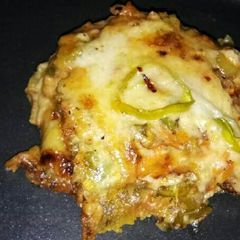 A picture of Thepala lasagna.