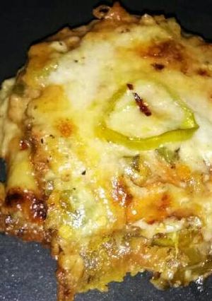 A picture of Thepala lasagna.