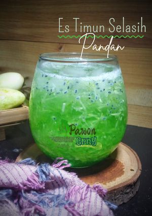 Foto resep Es Timun Selasih Pandan