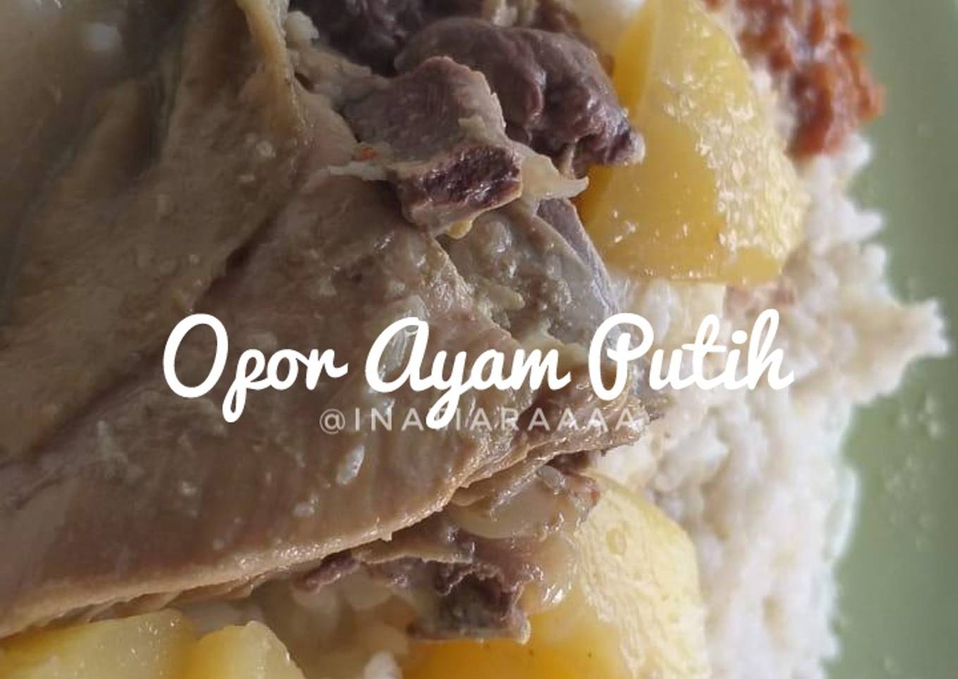 Opor Ayam Putih ala Nara Praktis!! Tanpa gongso