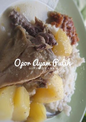 Foto resep Opor Ayam Putih ala Nara Praktis!! Tanpa gongso