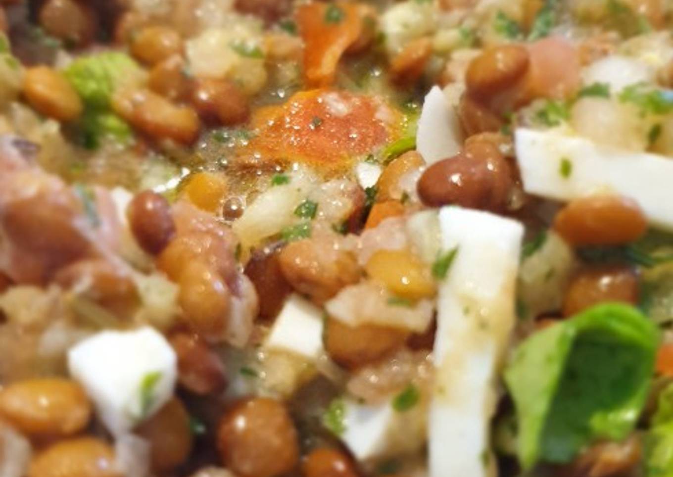 Ensalada de lentejas para días de calor