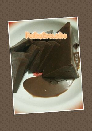Foto resep Puding Brownies