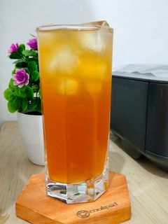 Foto resep Es teh manis jeruk nipis