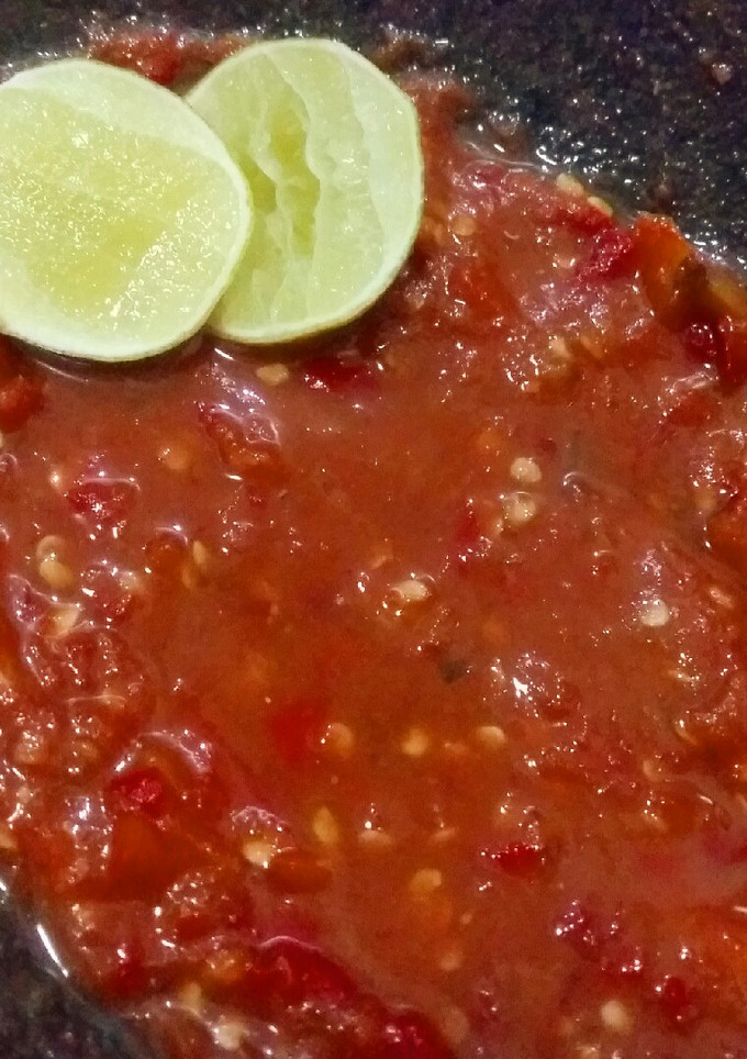 Foto resep Sambal Plecing Khas Lombok