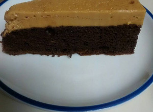Una foto de Chocoflan de cajeta