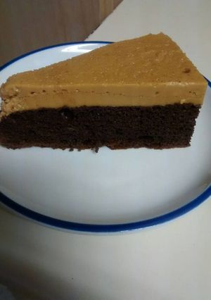 Una foto de Chocoflan de cajeta