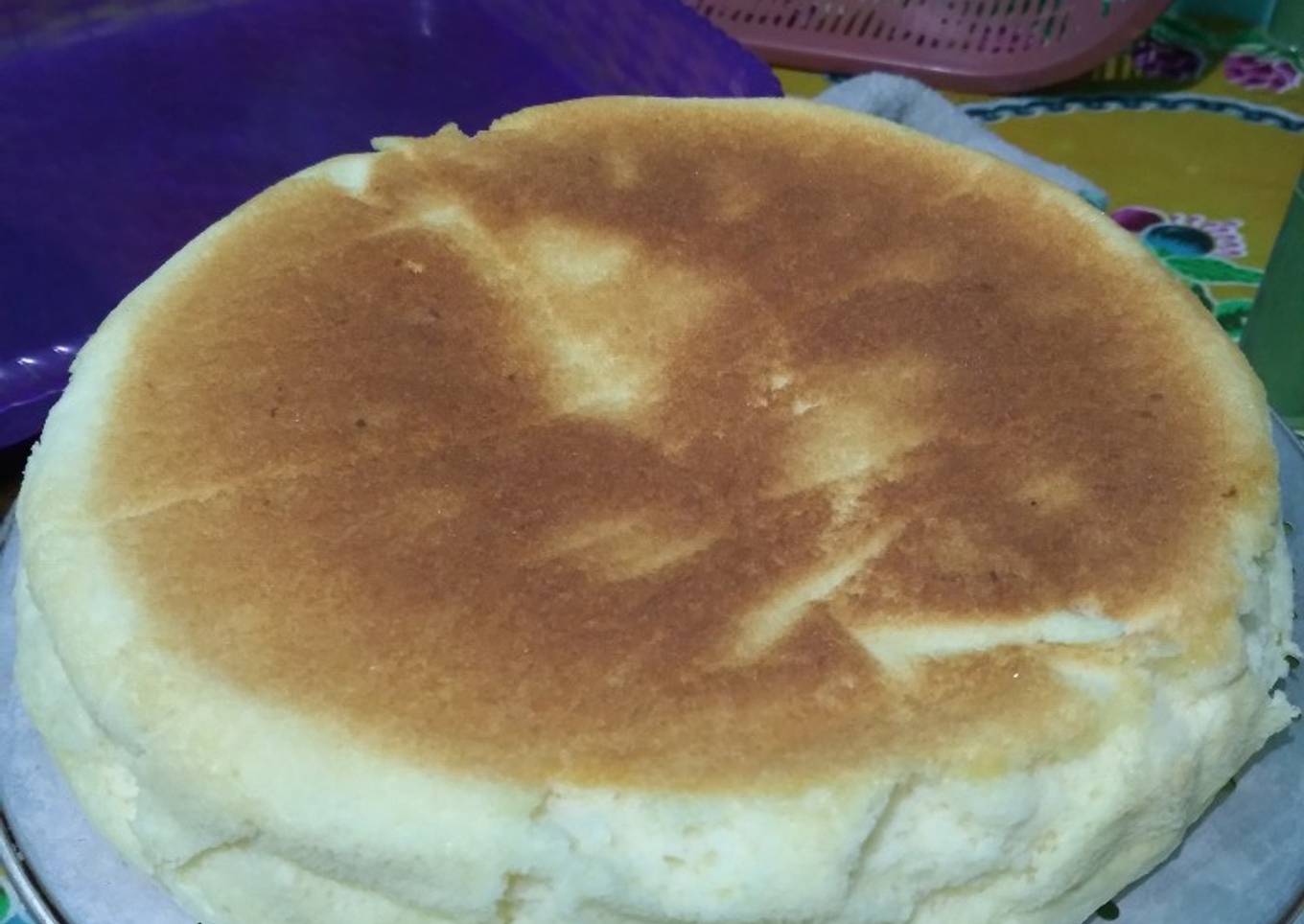 Chesee cake magic com takaran sendok
