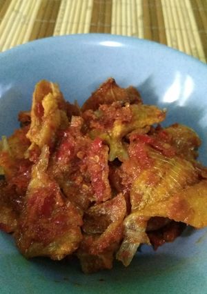 Foto resep Balado Ikan Asin Terbang