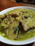 Gulai lemak babi daun jinten (non halal)