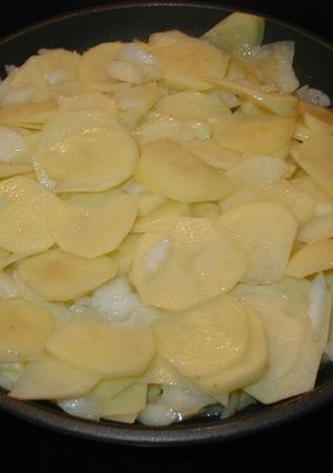 Una foto de Tortilla de Papas Vegana
