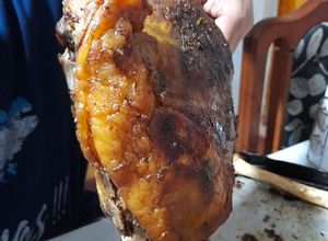 Una foto de Pata de cordero al horno