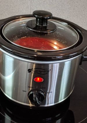 Una foto de Salsa de tomate en cocina lenta