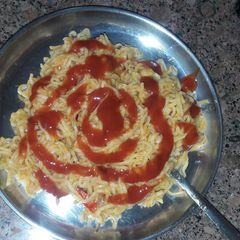 Garlic tomato sauce maggi A picture of Garlic tomato sauce maggi.