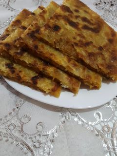 صورة لوصفة المخلع (خبز بالشحم الغنمي)