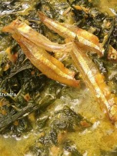 Foto resep Gulai daun singkong teri