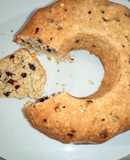 Queque de avena y cranberries
