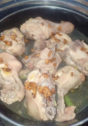 Foto resep Ayam kukus bawang putih