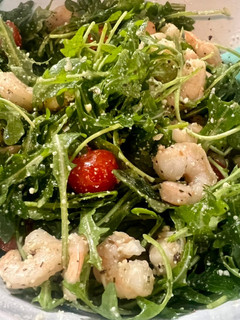A picture of Arugula Shrimp Salad.