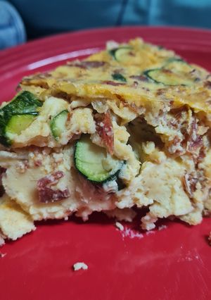 A picture of Dairy-Free Crustless Quiche.