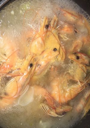 صورة لوصفة جمبري 🍤 وشوربته ولا اروع