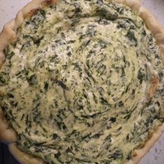 A picture of Ricotta and spinach pie.