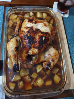 Una foto de Pollo en soya!!