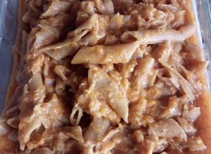 Una foto de Macarrones integrales con atún y champiñones (en Thermomix)