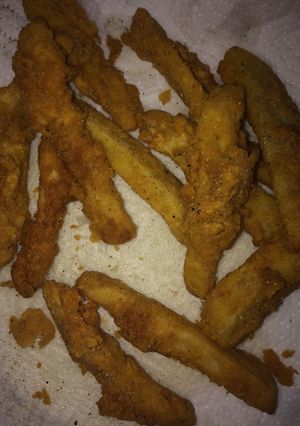 A picture of Homemade French frys.