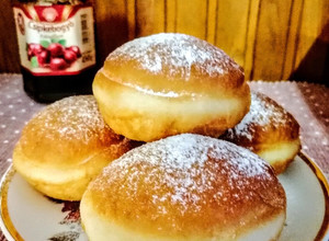 Szalagos farsangi fánk recept fotója