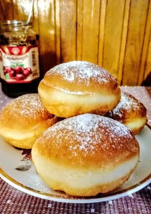 Szalagos farsangi fánk recept fotója