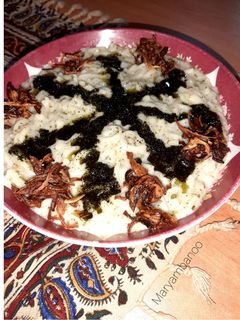 عکسی از دستور آش ماست سبزواری