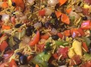 A picture of black bean puree