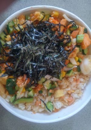 海苔絲丼飯 的食譜成品照片
