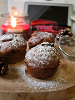 Foto di Muffin cioccolato e pinoli