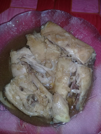 Cara Bikin 24.Ayam rebus bumbu bawang Ekonomis
