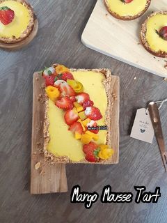 Foto resep Mango Mousse Tart (Dengan Agar)